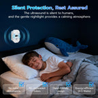 2026 Upgrade Ultrasonic Pest Repeller, 4 Pack Plug-in Electronic Mouse Deterrent with Smart Frequency, Safe & Quiet Indoor Rodent Repellent for Mice, Rats, Roaches, Ants, Spiders, Mosquitoes & Bugs
