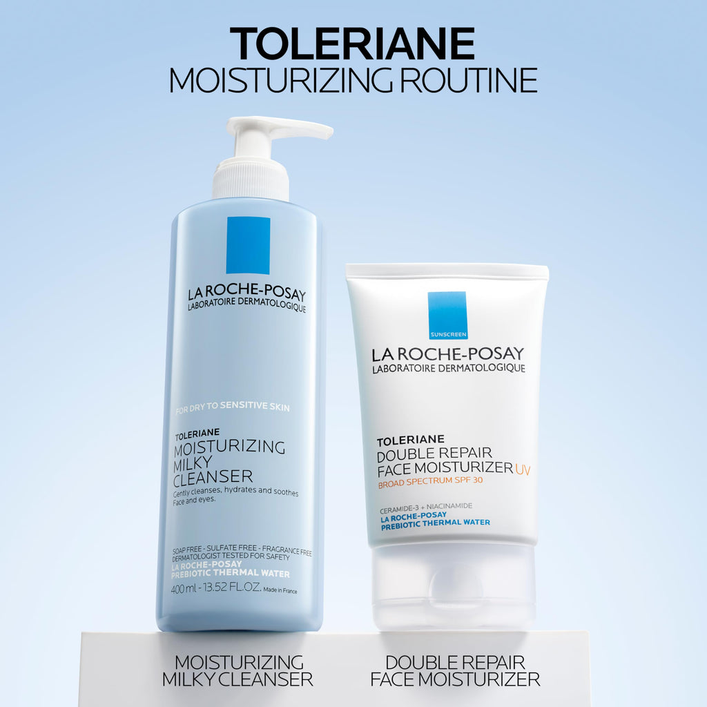 La Roche-Posay Toleriane Moisturizing Milky Cleanser with Glycerin, 13.5oz