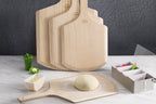 New Star Foodservice Wooden Pizza Peel, 16" L x 14" W, 24" Overall