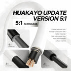 5:1 Heat Shrink Tubing Kit 500 PCS, Industry-Leading 5:1 Ratio Shrink Wrap Tubing Adhesive Lined, Heat Shrink Wire Connectors, Marine Grade Dual Wall, Waterproof Electrical Wire Tube Connectors(White)