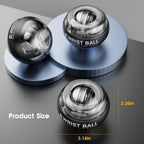 JIN BD Wrist Trainer/Strengthener Gyro Ball Auto-Start Gyroscopic Forearm Exerciser for Strengthen Arms, Fingers, Wrist Bones and Muscles ���Black Without Light���
