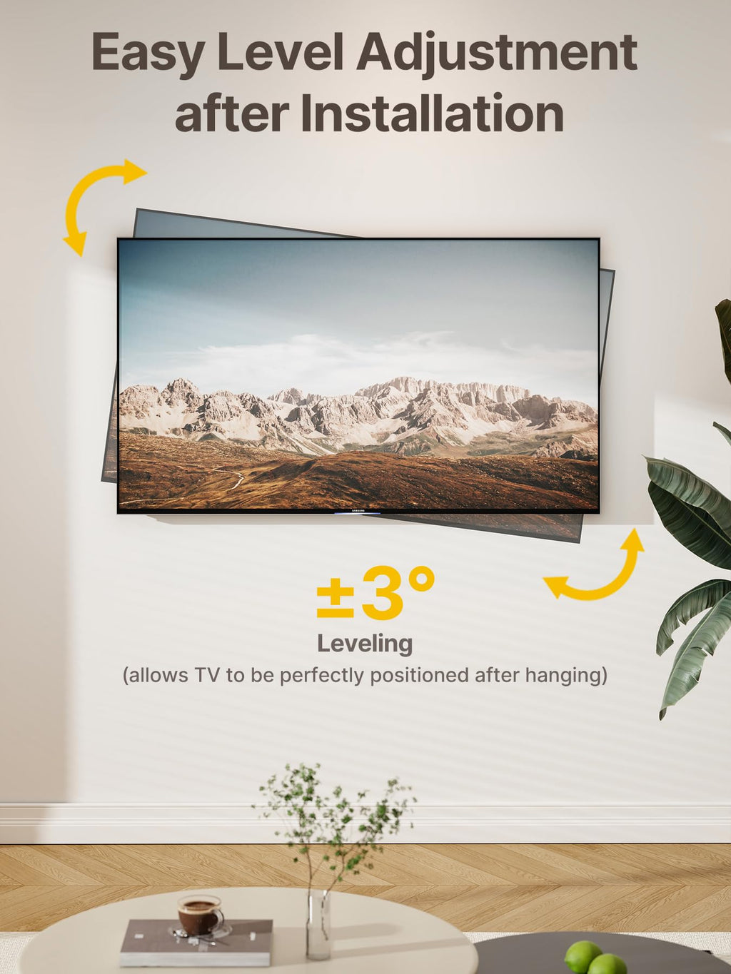 monTEK Full Motion TV Wall Mount Bracket for 23-65 Inch TVs up to 77 lb