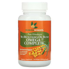SEABUCKWONDERS Organic Sea Buckthorn Oil Omega-7 Complete, 30 Softgels, 15 Day Supply, with Omega 3, 6 & 9, Supports Hair, Skin & Nails, 100% Pure with Zero Filler Oil