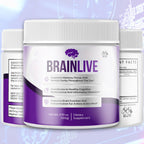 (2 Pack) Brainlive Powder, Official Brain Live Powder Supplement with All Natural Ingredients, Advanced Formula Brain Live Health and Wellness Support with Maximum Strength Multivitamins (60 Servings)