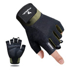 ATERCEL Workout Gloves for Men and Women, Exercise Gloves for Weight Lifting, Cycling, Gym, Training, Breathable and Snug fit (Green, X-Large)