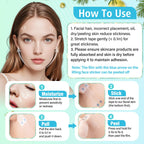 Face Lift Tape,Face Neck Tape Lifting Invisible,256pcs Instant Facelift Tape for Facial,Turkey Neck Jowls,Eyes Loose Skin,Double Chin,Wrinkles,Sagging Skin Tightening,V-Edge Face Necks Less Strip