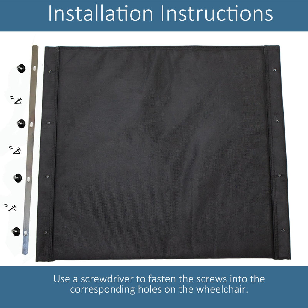 CQmuniu Wheelchair Replacement Seat Upholstery, 18 x 16 inches, Nylon, Universal Fit