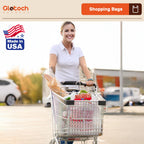 Glotoch Plastic Thank You Bags 1000 Count, 11.5" x 6.5" x 21" White Grocery Bags with Handles for Restaurant, Retail, Grocery Store, Takeout, Convenience Stores, T-shirt Shopping Bag in Bulk