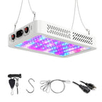Beelux 1000w LED Grow Light for Indoor Plants Full Spectrum, Upgrade Dual Chips and Dual Switch Plant Grow Lights for Seed Starting Veg and Flower Greenhouse (Actual Power 100W=1000W HPS)