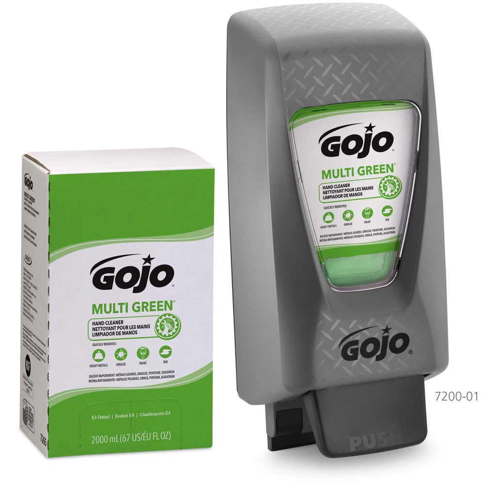 GOJO PRO TDX MULTI GREEN Hand Cleaner Refill, 4ct x 2000 mL - 7265-04