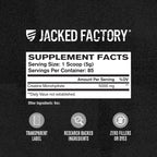 Jacked Factory Creatine Monohydrate Powder 425g - 5g Daily Creatine Supplement for Men and Women, Vegan-Friendly, Third-Party Tested - 85 Servings, Unflavored