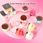 8PCS Bee Lip Balm Lip Mask Honey Pot, Mothers Day Party Favors, Strawberry, Watermelon, Apple Lime, Cherry, Mint, Coconut, Peach, Moisturizing Honey Balm Bulk Gifts, Teacher Appreciation Gifts