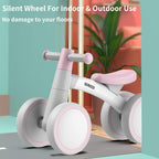 SEREED Baby Balance Bike Toys for 1 Year Old Girl Gifts, Baby Walker, One Year Old Girl Birthday Gifts, 12-24 Months Toddler Balance Bike, First Birthday Gifts