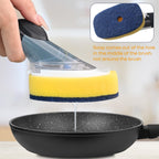 Sponge Brush Refills for OXO Soap Dispensing Dish Brush - 8 Pack Dish Cleaning Soap Dispensing Head Replacement for Scrubber
