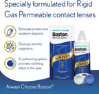 Boston Simplus Multi-Action Solution, 4X 120ml Contact Lens Solution for Rigid Gas Permeable Contact Lenses - Clean, Disinfect & Condition with 4X Lens Cases