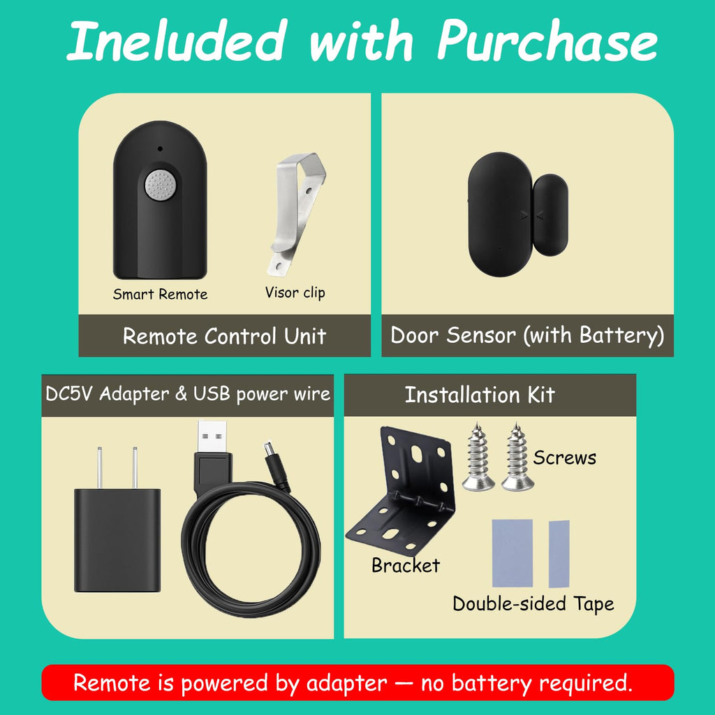 Smart Garage Door Opener Remote,Compatible with Intellicode Genie Overhead Door Garage Door Opener,Compatible with Alexa Google Home iPhone Siri WiFi