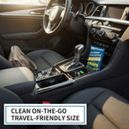 Car Cleaning Wipes, Multipurpose Vehicle Interior Surface Wipes, Soft Disposable Cleaning Cloth for Car Dashboard Seat Door Panel Glass Dust & Stain Removal