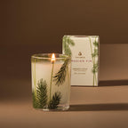 Thymes Frasier Fir Pine Needle Candle – Holiday Candles for Home Scented with Notes of Crisp Siberian Fir, Cedarwood & Sandalwood – Christmas Decor (2 oz)
