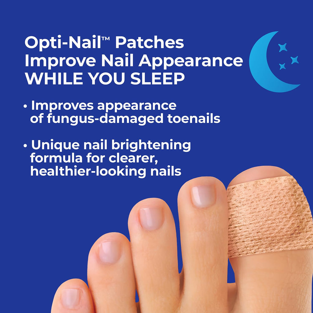 Opti-Nail Renewal Patches - 21 Patches, Night-Time Regimen Improves Nail Appearance While You Sleep