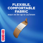 BAND-AID Brand Flexible Fabric Adhesive Bandages, Assorted, 2 x 100 Count