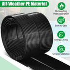 IRONMAX Solar Pool Heater, 2.5 x 20 Feet Above Ground/Inground Solar Panels for Pool Heating, Weatherproof Pool Warmer, Portable Swimming Pool Heaters System for Outdoor Roofs