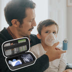 Elonbo Carrying Case for Portable Handheld Inhaler Nebulizer Machine, Black