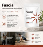 Fascial Release Supplement, Premium HA, Connective Support, 120 Capsules
