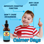 My Spectrum Heroes Calm & Focus Supplement Drops - Brain Support with L-theanine, GABA, Huperzine A - Enhance Focus for Kids or Adults - Boost Concentration for Kids & Teens - 2.02 FL oz. (60 ml)