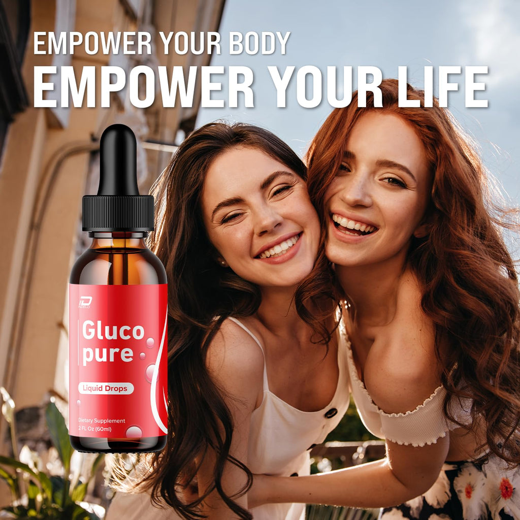 Gluco Pure Drops Healthy Formula - Dietary Supplement Drops - Extra Strength GlucoPure Liquid Drops, Gloco Pure Drops Reviews (5 Pack – 5 Month Supply)