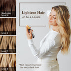 Camomila Intea Natural Blonde – Hair Lightener Spray with Chamomile Extract – Go blonder with this Gentle Color Hair Spray – No Ammonia or Parabens – Up to 4 Lighter Tones – 3.4oz (4 Pack)