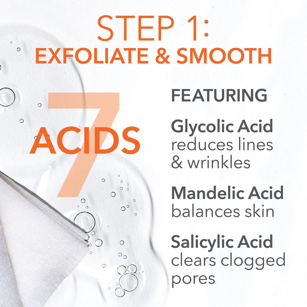 Dr. Dennis Gross Alpha Beta Extra Strength Daily Peel – 2-Step Exfoliating Pads for Enhanced Anti-Aging, Smoother Skin, and Radiant Complexion, 60 Treatments