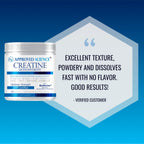 Approved Science Creatine Monohydrate Powder – with BioPerine – Supports Strength, Lean Muscle & Recovery – 5 g Per Serving – Unflavored Creatine Powder – Non-GMO, Vegan – 120 Servings (Pack of 2)