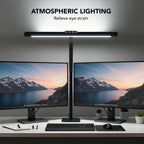 Galnolt LED Desk Lamp for Home Office with Base, 28.2" Adjustable Gooseneck Swing Arm Ultra Bright Desk Light, Dimmable Architect Table lamp for Desktop Computer Light, Reading, Study, Workbench