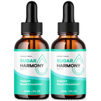 (2 Pack) Sugar Harmony Drops, Official SugarHarmony Liquid Drops with All Natural Ingredients, Advanced Formula Support Supplement with Maximum Strength Premium Vitamins for Women & Men (60 Servings)