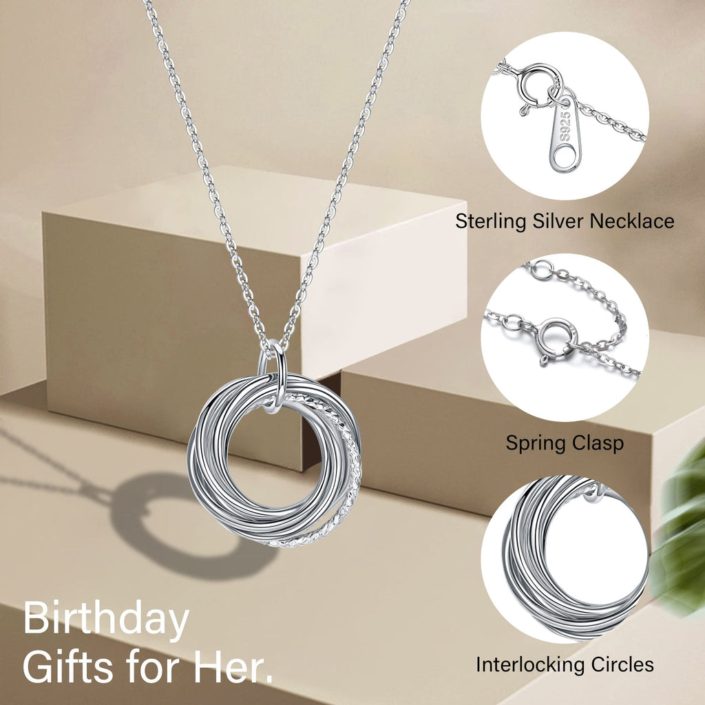 IEFLIFE 80th Birthday Gifts for Women - 80th Birthday Necklace for Women