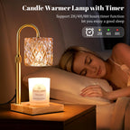 Candle Warmer Lamp with Timer,Wax Melt Warmer Birthday Gifts for Women