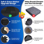 78 Inch Round Hot Tub Mat - Extra-Thick Interlocking Hot Tub Protective Pad Spa Pool Foam Insulation Mat Ground Base Flooring Protector for Portable Inflatable Hot Tub Accessories Outdoor Indoor