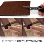 Felt Furniture Pads X-PROTECTOR - 10 Pack Premium 8”x6” Heavy Duty 1/5” Felt Sheets! Cut Furniture Felt Pads for Furniture Feet You Need – Best Furniture Pads for Hardwood Floors! Brown