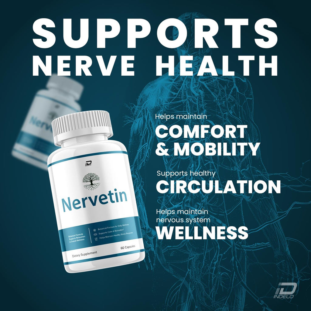 Nervetin Capsules – Nervetin Pills Advanced Formula Nerve Health Support, Reviews - 5 Packs - 300 Capsules