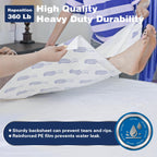 SOFYFINE Biggest Chucks Disposable 57"x36" Tear Resistant 215 Gram Heavy Duty Adults Incontinence Bed Pads, 5XL Extra Large Thicken Puppy Pee Pad, 10X Absorbency 360 Lb Transfer[10 Pads]