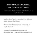 Mt. Capra Goat Colostrum | for Healthy Immune System, Gut, and Athletic Performance | Grass-Fed, High in Immunoglobulins | 30 Servings - 120 Capsules