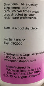 Red Clover Blossoms Dr. Christopher 100 VCaps