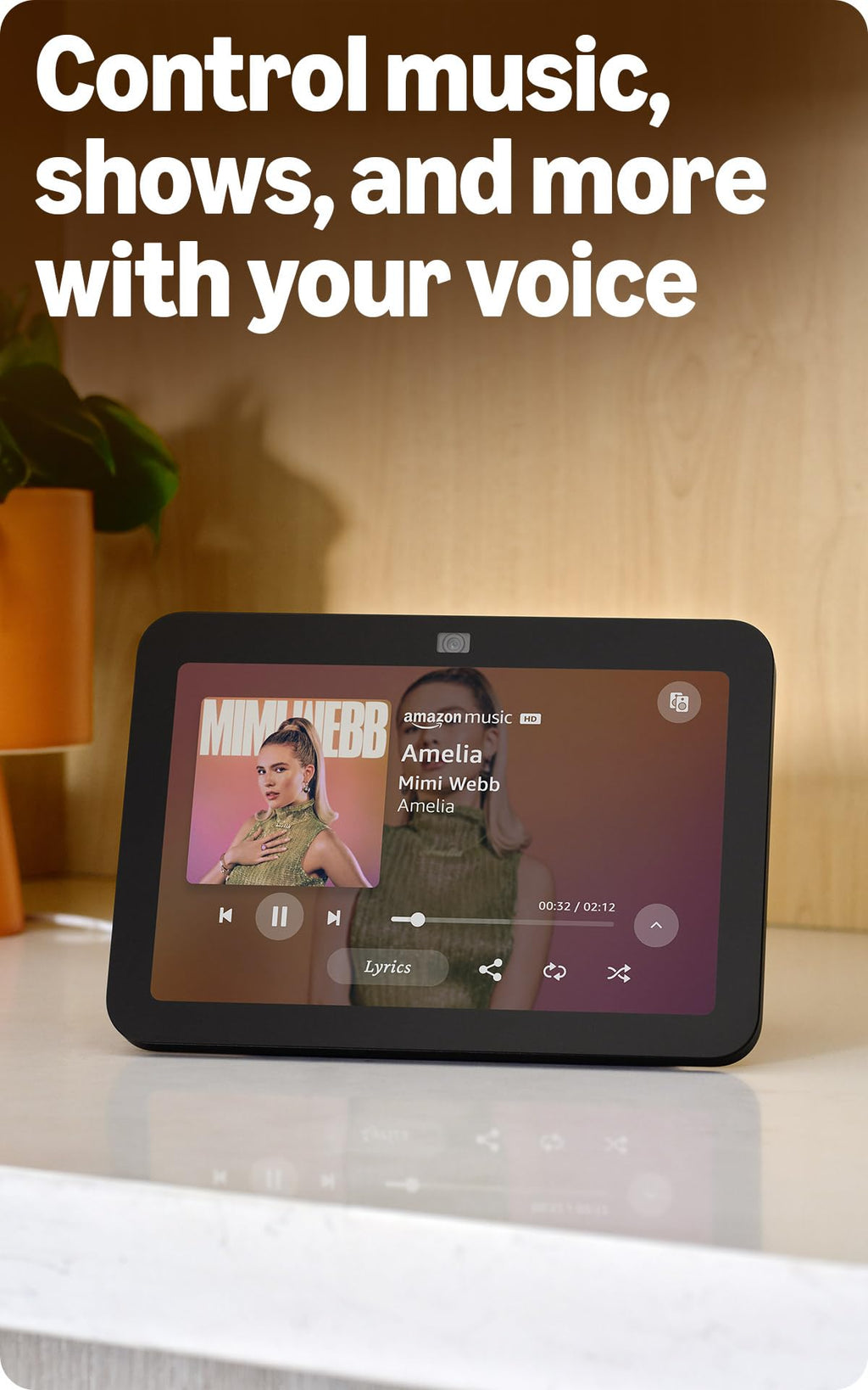 Amazon Echo Show 8, With Spatial Audio, Smart Home Hub, ideal for open living spaces, Designed for Alexa+, Charcoal