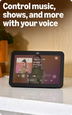 Amazon Echo Show 8, With Spatial Audio, Smart Home Hub, ideal for open living spaces, Designed for Alexa+, Charcoal