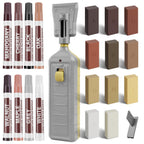 Laminate Vinyl Floor Repair Kit - Set of 22 Wood Floor Wax Furniture Touch Up Markers, Linoleum Repair Kit Cover Up Scratches, Cracks, Stains for Wooden Door, Floor, Table, Cabinet, Desks