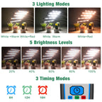 Garpsen Grow Lights for Indoor Plants, 5 Heads Grow Light with Tripod Stand