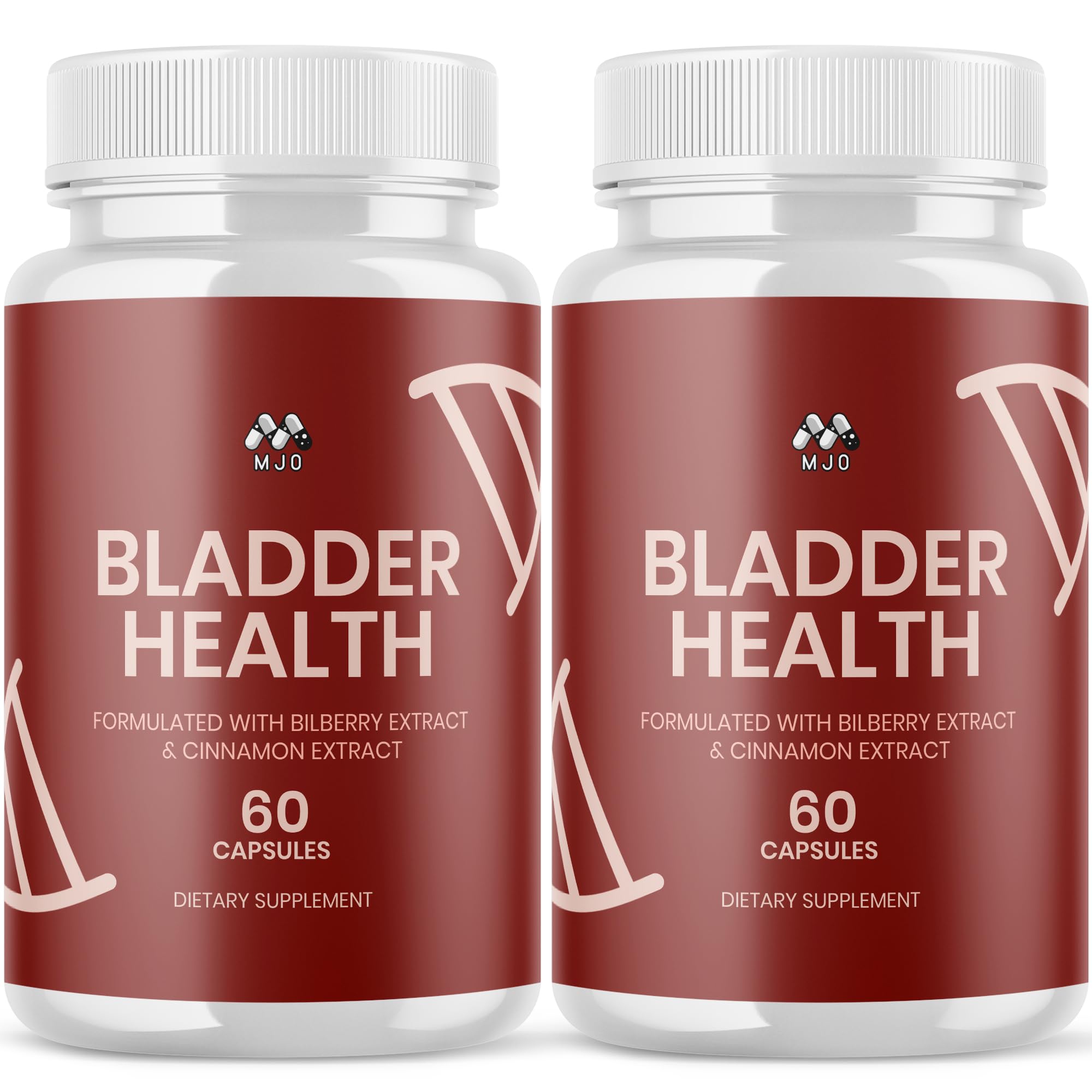 (2 Pack) Bladder Health Capsules, Official BladderHealth Pills with All Natural Ingredients, Support Bladder Health & Wellness Naturally,Max Strength Urinary Comfort Supplement Vitamins (120 Capsules)