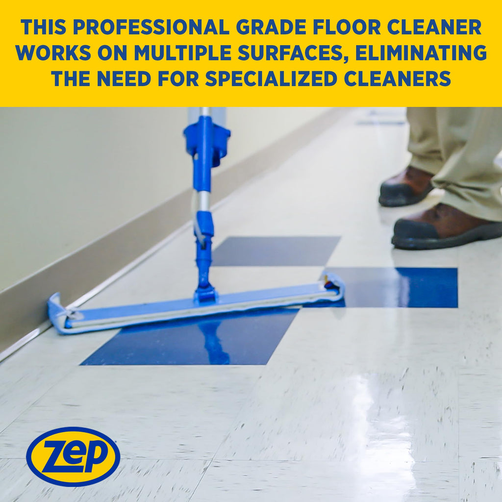 Zep Spray Mop Refill and Floor Cleaner - 1 Gallon (Case of 2)