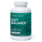 Vital Plan Gut Balance Supplement by Dr. Bill Rawls - Advanced Digestive Health Support Formula w/Clinical-Grade Slippery Elm Bark, Berberine & Dandelion Extract for Women & Men (180 Capsules)