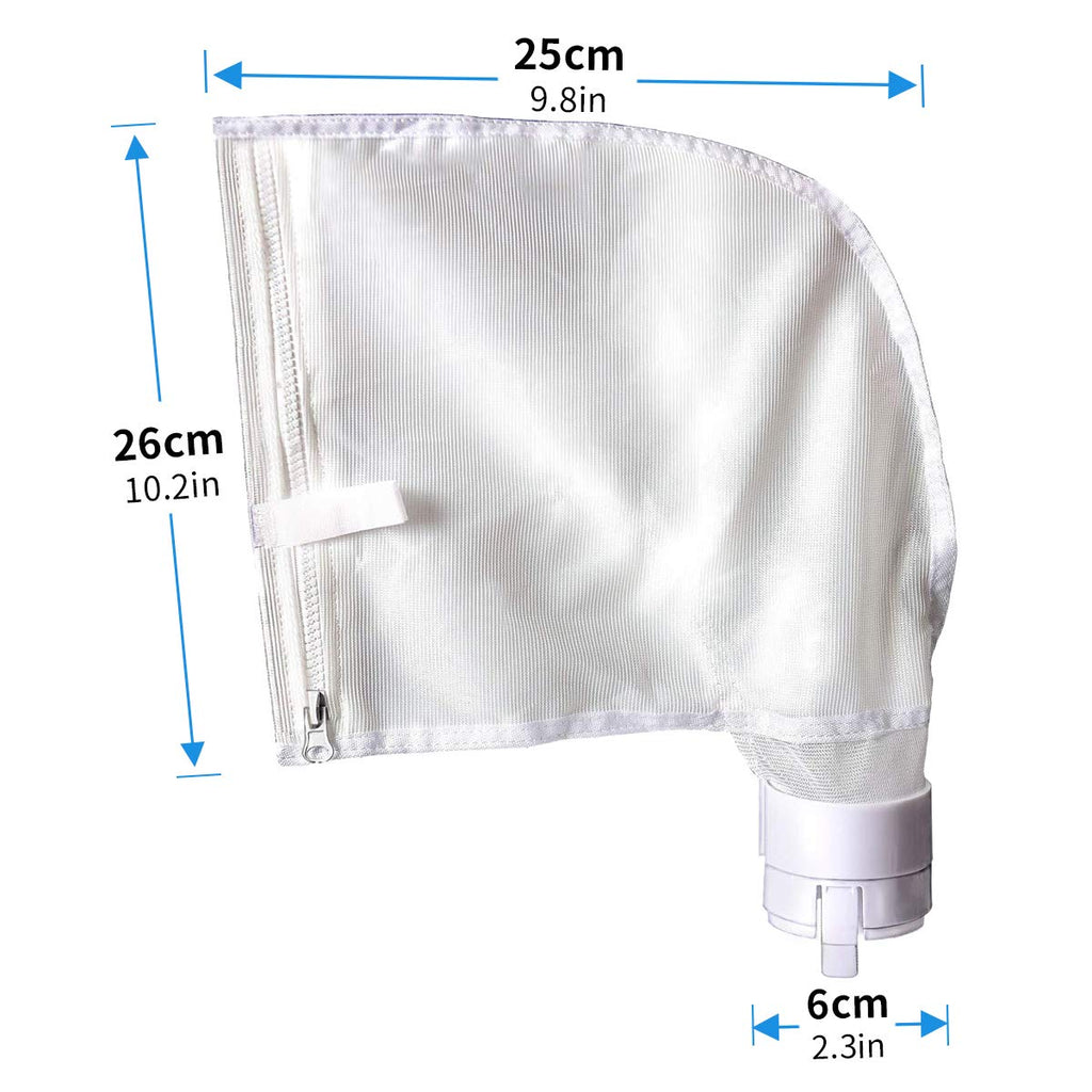 UCEDER 3 Pack Zippered Bag Replacement Fits for Polaris 360, 380 Pool Cleaner All Purpose Filter Bag for Polaris Filter Bag